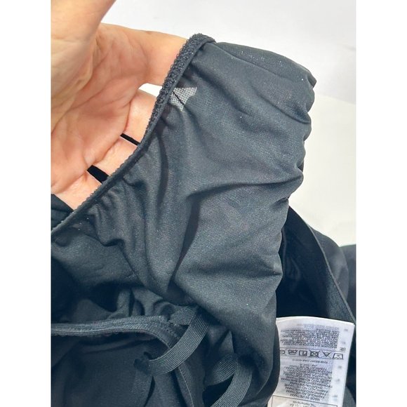 Adidas Men’s Running Shorts Black White Triple Stripes S 9” Back Zip Pocket Logo - Picture 11 of 16